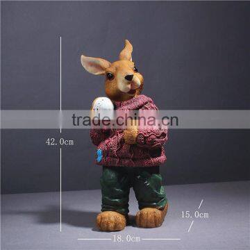 Custom Bunny Outdoor Garden Decor Statue Sculpture photo-2