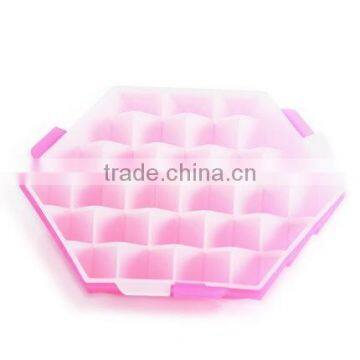 Crystal Shape Plastic Ice Mold With Cover photo-3