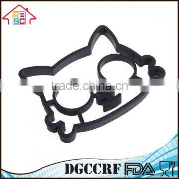 NBRSC Silicone Cat Shaped Egg Omelette Ring Egg Fried Mould Kitchen Cooking Tool photo-3