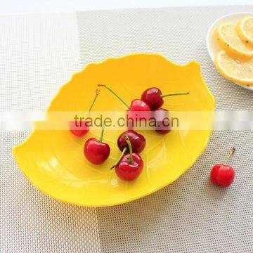 creative leaf shape plastic fruit tray fruit bowl fruit plate nut bowl candy tray