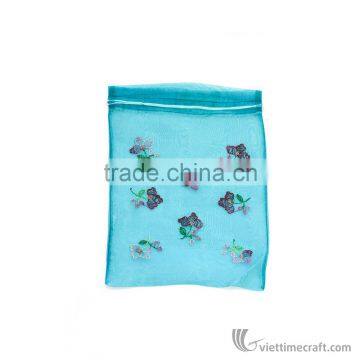 Embroidery Drawstring Bag, Use for Containing Underwear or Stuff, Handmade in Vietnam photo-6