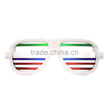 LED flashing glasses Christmas holiday gifts voice control glasses party props