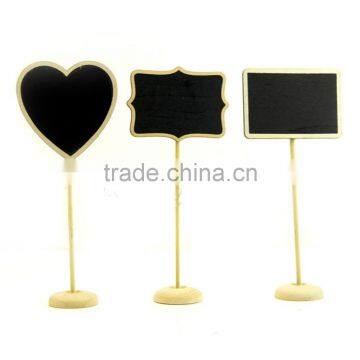 Various Shape FSC Wooden Small Blackboard MDF Hanging Blackboard photo-2