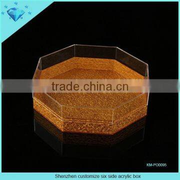 Stylish High Grade Custom Acrylic Wedding Invitation Card Box photo-6