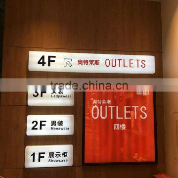 Acrylic Factory Custom Wall Acrylic Box Led Light for Cloth Shop photo-4