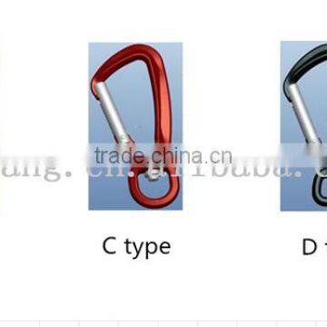 4 Different Types Ring of Colourful High Breaking Forece Carabiner for Dog Leash photo-3