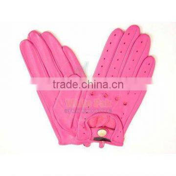 Women Leather Driving Gloves