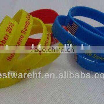 Glowing in Dark Bulk Cheap Adult Silicone Bracelets photo-3