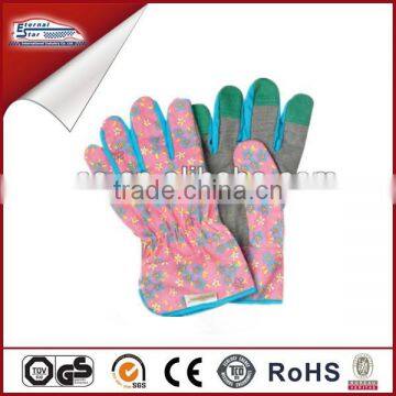 Flower pattern cotton Glove