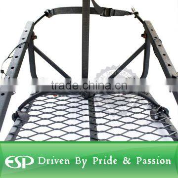 Steel Climbing Hunting Tree Stand With Safety Vest Harness, 250lb Capacity photo-2