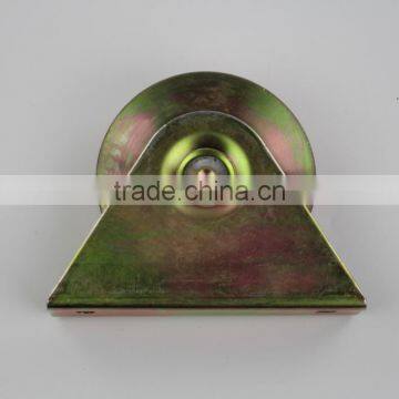 4 Inch Sliding Gate Roller Diameter 98mm Thickness 28mm Bearings 6203RS Groove "U" With Outer Support ITEM:1028PCR photo-3