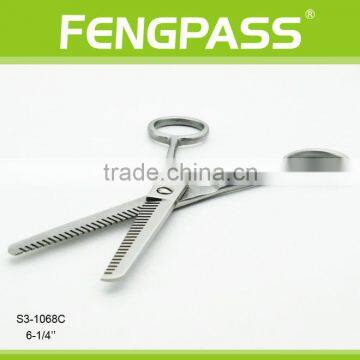 S3-1068C 6-1/4" Inch 2CR13 Stainless Steel Blade With Stainless Steel Plastic Barber Use Thinning Tool Hair Scissors photo-4