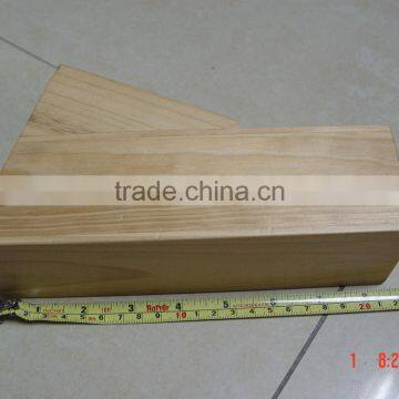 Regular 5- Slots Cheap Solid Pine Wood Knife Block, Stand, Holder photo-2