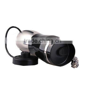 Stainless Steel Travel Car Heated Insulation Electronic Thermal Mug 400ml photo-3