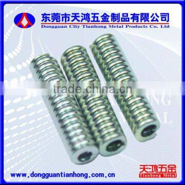 Grinding head compression springs with different free length