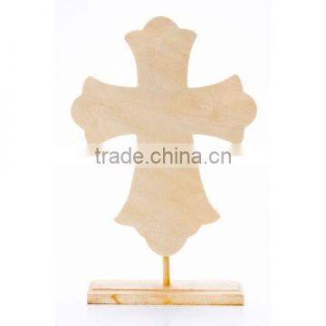 Wooden Cross on a Stand