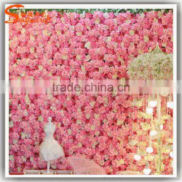 Factory Wholesale Personized Artificial Flower Wall for Stage Background Decoration photo-2