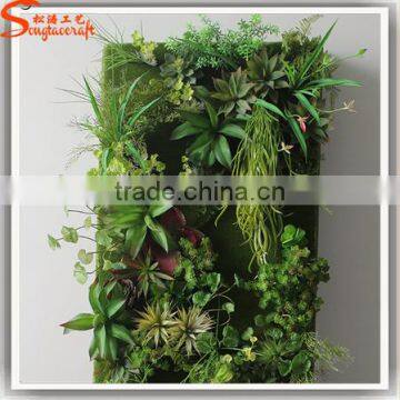 Latest Design Popular Modular Green Wall Vertical Garden Plastic Vertical Green Wall for Hotel or Home Decoration photo-4
