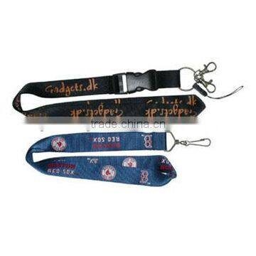 custom printed neck lanyards no minimum order hot sale for 2014