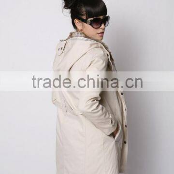 Warm Winter Coat Jacket Outerwear Faux Fur Lining Women's Fur Jackets Overcoat photo-6