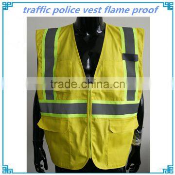 traffic police vest flame proof