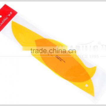 Chinese factory direct sell fashion garment curves in 1.2mm thick 2pcs per set enviromental friendly plastic #1304S