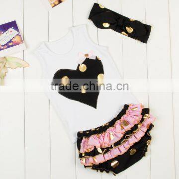 Wholesale Baby Clothing Set , Gold Baby Cotton Outift, New Style Clothes in Stock photo-5
