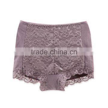 Factory Good Quality 95% Cotton 5% Spandex With Lace Custom Sexy Fancy Woman Underwear photo-2