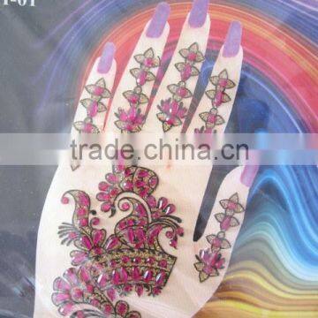 HAND Tattoo Sticker BINDI HENNA Glitter STICKER photo-5