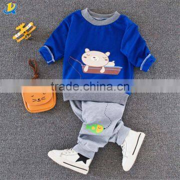 Print Pullover Kids Sports Style Hoodies Children Cotton Basic Tops for Wholesale