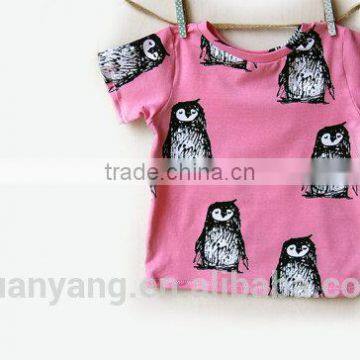 Hot Sale Childrens Boutique Clothing Cute Baby Tops Custom Printing Baby Girls t Shirt photo-2