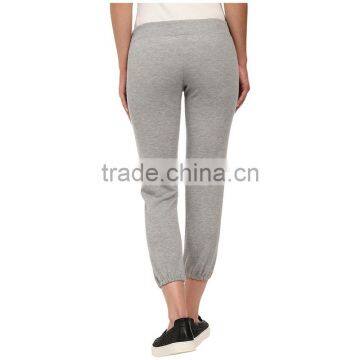 Womens 100% Cotton New Design Plain Thin Cotton Trousers photo-3
