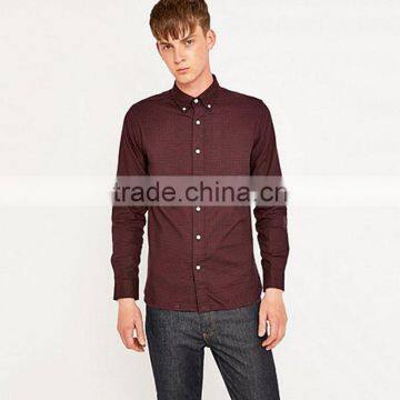 2016 Latest Shirt Designs for Men Slim Fit100 Polyester Mens Dress Shirts photo-6