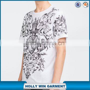 New style men custom t shirt ancient pattern printed