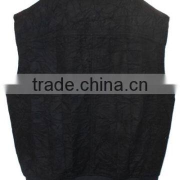 2014-2015 Men Leather Biker Vest Leather Vest Cooling photo-4