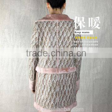 Autumn Winter New 2016 Slim Short Women's Full Pelt Wool Sheep Shearing Real Fur Coat Thick Outerwear Coats Women Jacket Hot photo-4