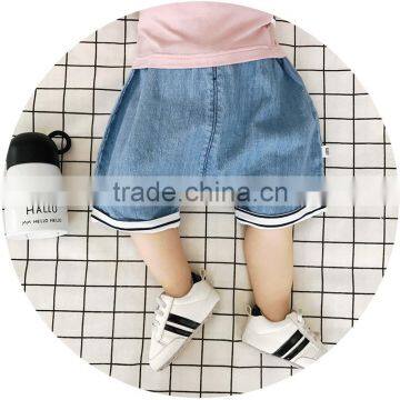 S17050A New style short pants hot summer children denim shorts