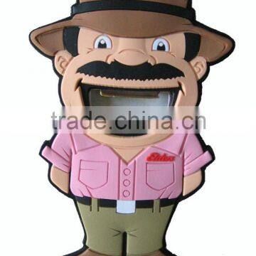 3D cartoon figurine bottle opener