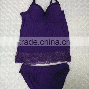 Ladies High Quality Lingerie Beautiful New Design Thong Ribbon Sexy Babydoll photo-5