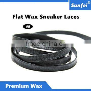 Promotional Fitness Sports Ice Skate Shoes Waxed Flat Cotton Sneaker Laces Manufacturer - All Size - Custom Services - Dark Grey