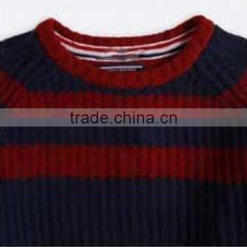 Hot Sale Pullover Sweater Knit Cotton Fabric With Stripe for Boys photo-4