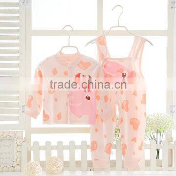 Wholesales Spring Autumn Cotton Printing Baby Clothes Set Wear photo-5