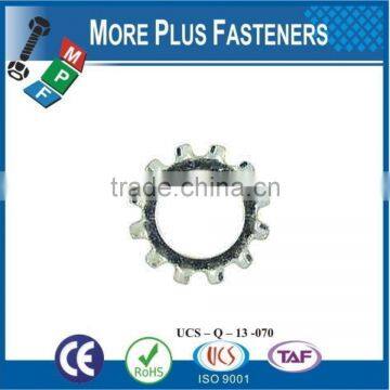 Made in Taiwan Bright Zinc Plated External Tooth Lock Washer photo-2
