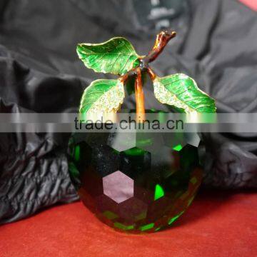 Beautiful Green crystal apple model