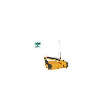 Rechargeable Solar Panel Dynamo Emergency Crank Radio Flashlight For Camping