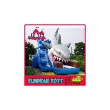 SL-376 Commercial Giant Inflatable Shark Slide