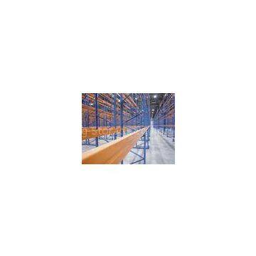 Zinc Plated High Density Narrow Aisle Pallet Racking For Industrial Storage