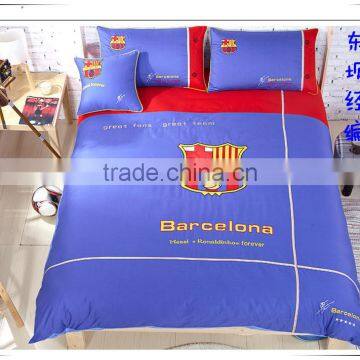 Customize the World Cup Coral Fleece Bedding Set 4PCS