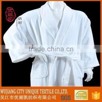 white color cheap oem microfiber bathrobe for men