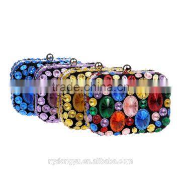 Golden Beaded 2017 Fancy Clutch Bag / Pink b Rhino Purse Evening Handbag Gorgeous Bridal Wedding Purse Party Bag Handbag photo-4